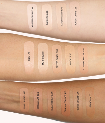 Anticernes Huda Beauty Sugar Biscuit porté