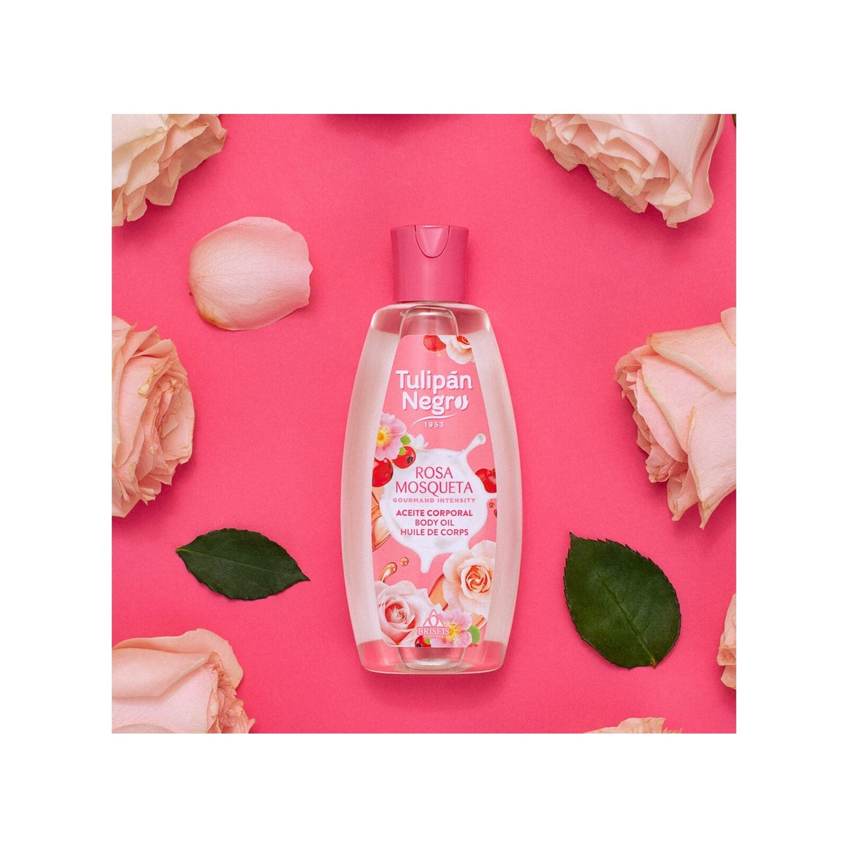 Tulipan Negro Huile Corporelle Rose Musquée – 200 ml