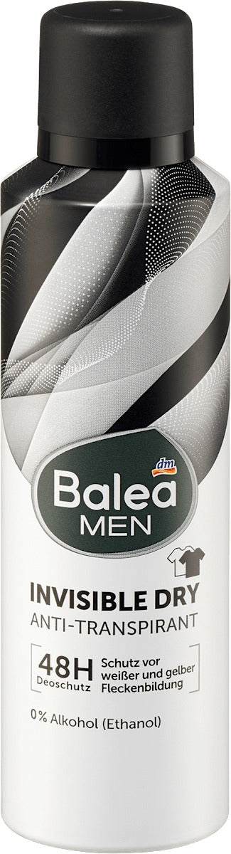 Balea Men Déodorant Invisible Dry 200 ml