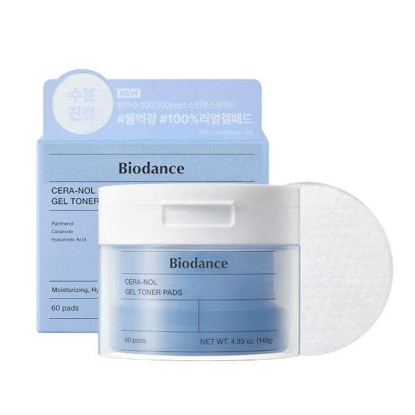 BIODANCE CERA-NOL GEL TONER PADS