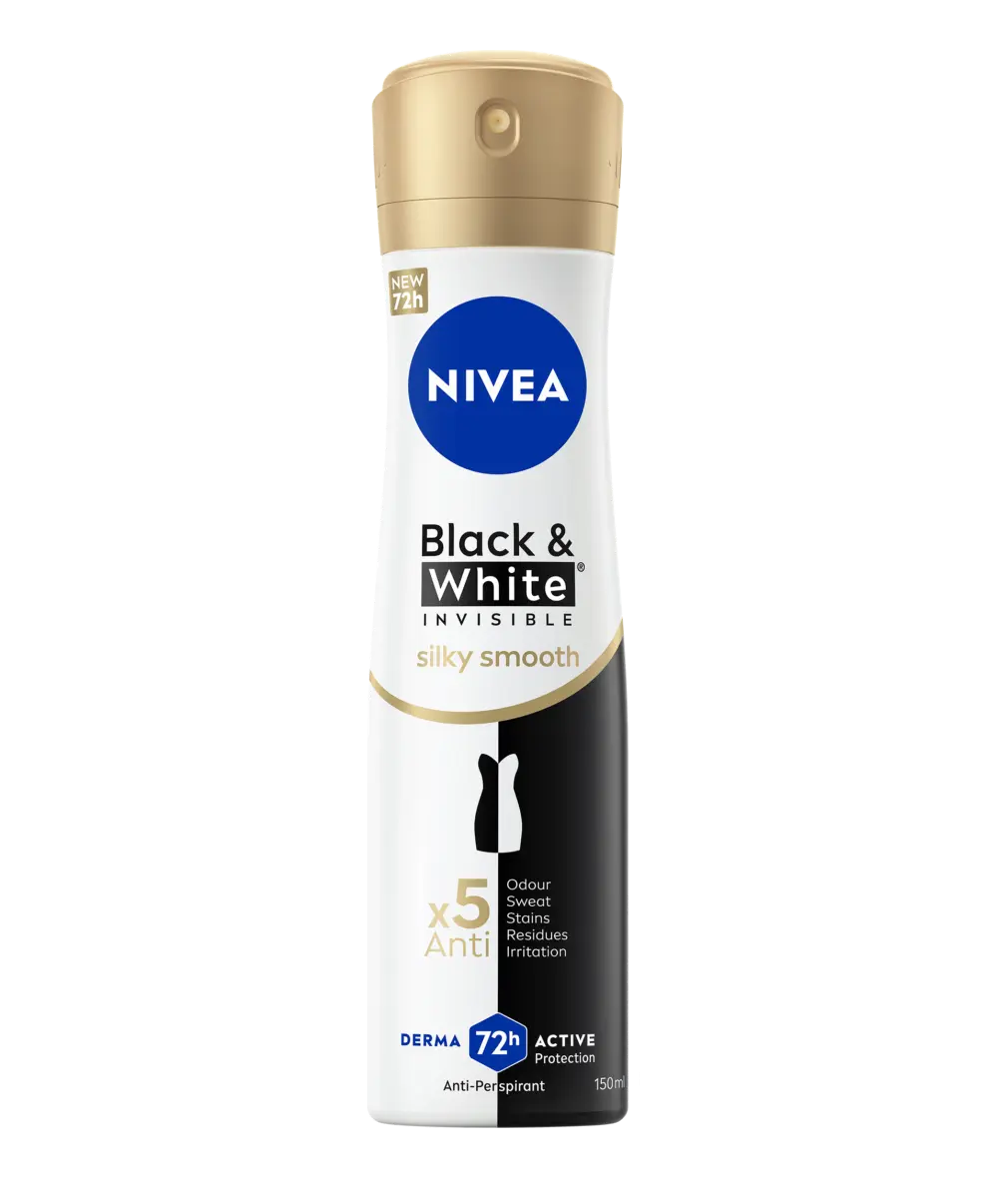 Nivea Black & White Invisible Silky Smooth Déodorant 150 ml