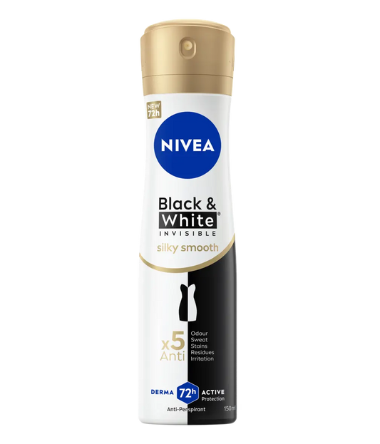 Nivea Black & White Invisible Silky Smooth Déodorant 150 ml