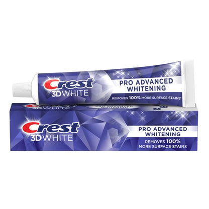 Crest 3D White Pro Advanced Whitening 147 g – tube et boîte