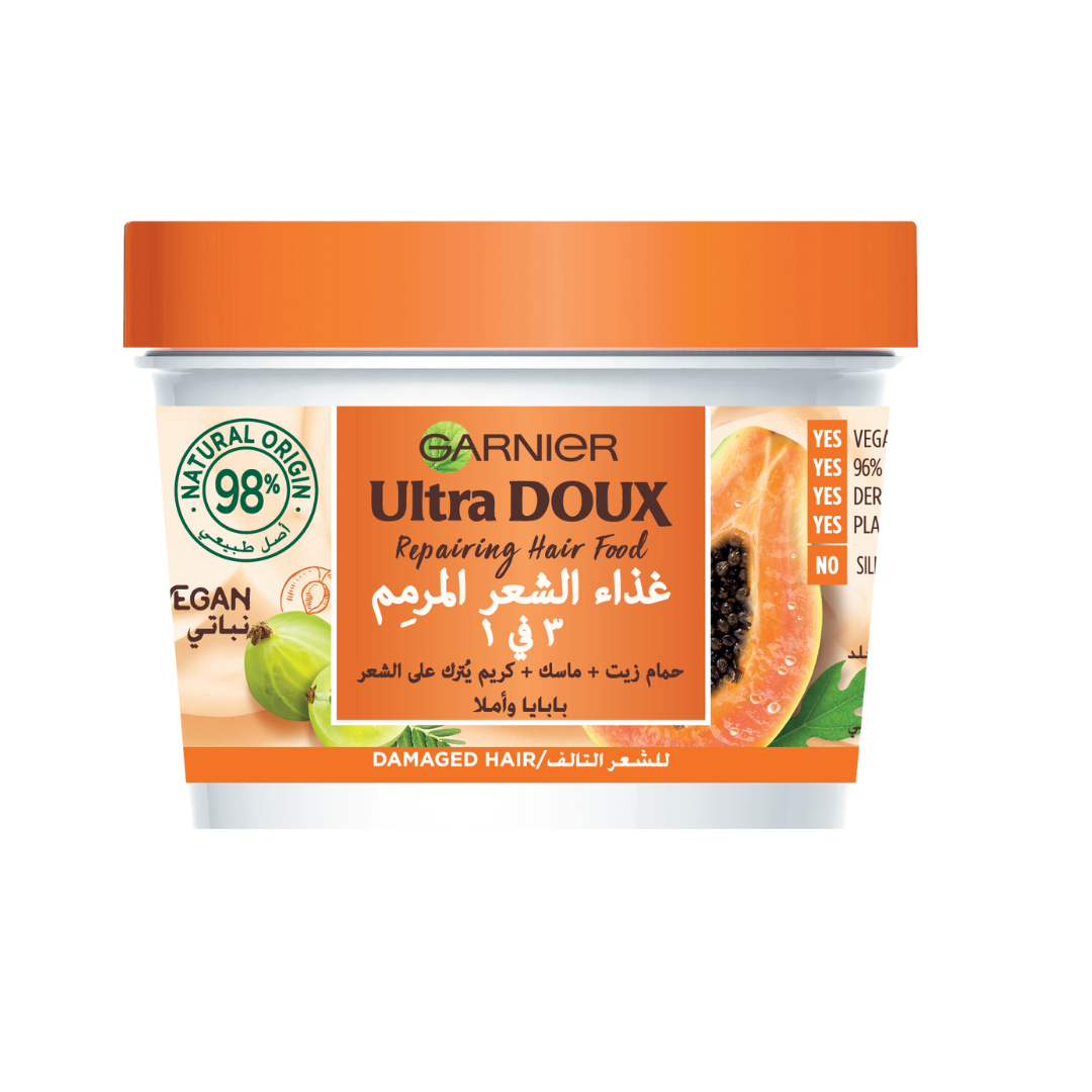 Garnier Ultra Doux Hair Food Papaye 3-en-1 – 390 ml