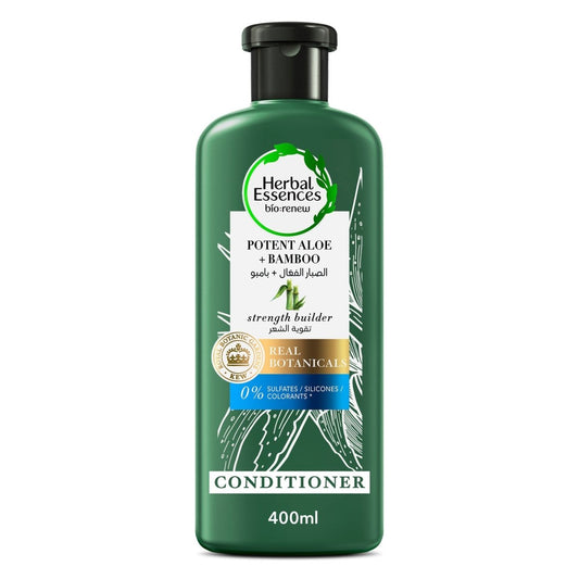 Herbal Essences Après-shampooing Potent Aloe + Bamboo – 400 ml
