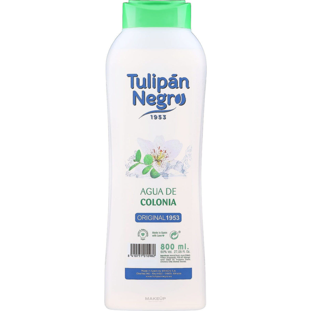 Tulipán Negro Costasol Agua de Colonia – 800 ml