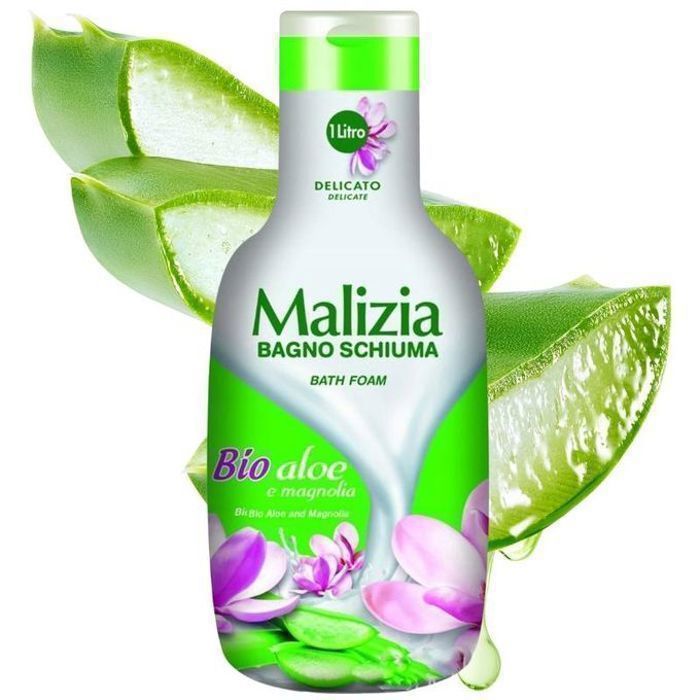Malizia Gel Douche Bio Aloe Magnolia 1 L