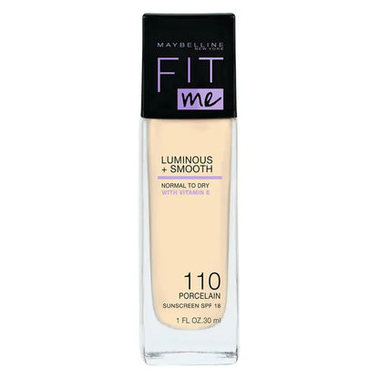 Maybelline Fit Me Luminous + Smooth SPF 18 – 110 Porcelain