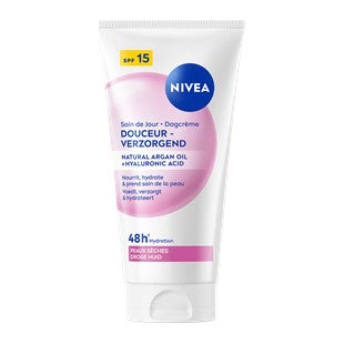 Nivea Soin de Jour Nourrissant 24h SPF 15 Peaux Sèches 50 ml