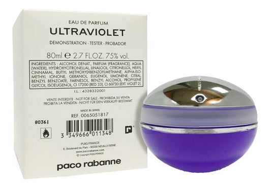 ULTRAVIOLET PACO RABANE EDP 80ML TESTEUR