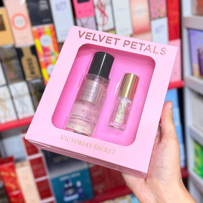 Coffret Victoria's Secret Velvet Petals Mini Mist & Lip Set